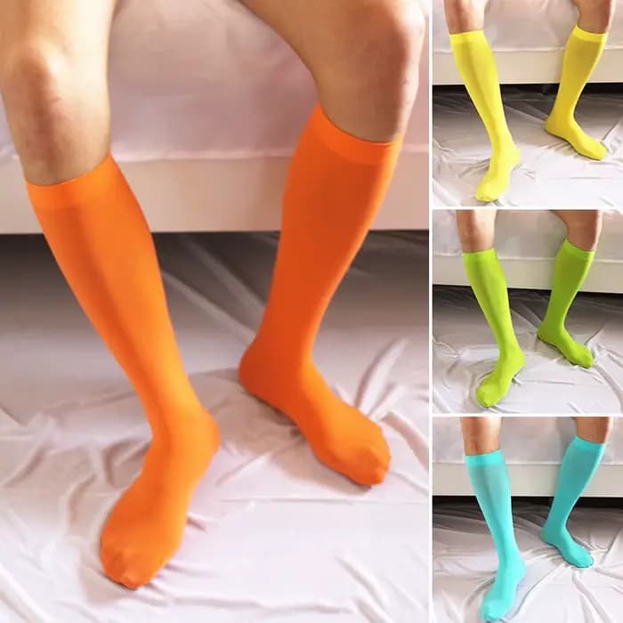 Chaussettes hautes pour hommes d'affaires formelles