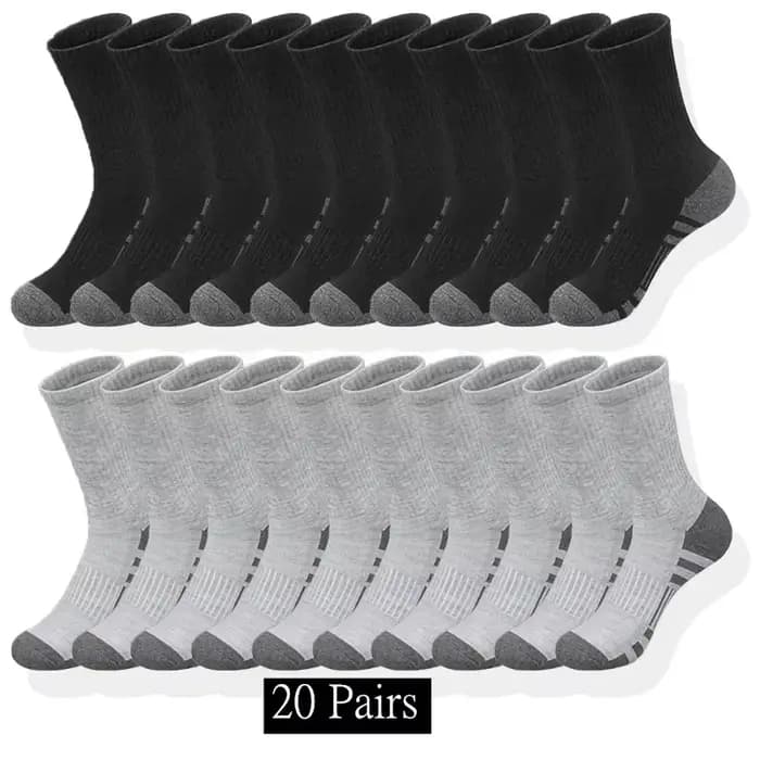 10/20/30 paires de chaussettes classiques pour hommes