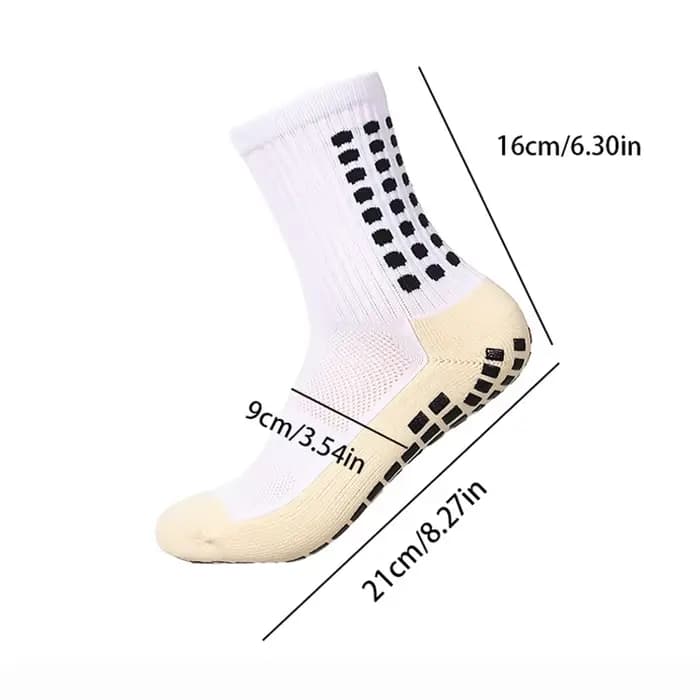 1 ensemble de chaussettes de Football antidérapantes et Anti-friction
