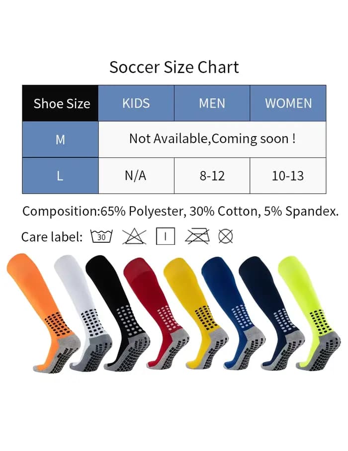 Chaussettes antidérapantes pour hommes, chaussettes de Football, antidérapantes sur le mollet, Baseball, Rugby, coussin épais, chaussettes athlétiques, blanc, noir, bleu