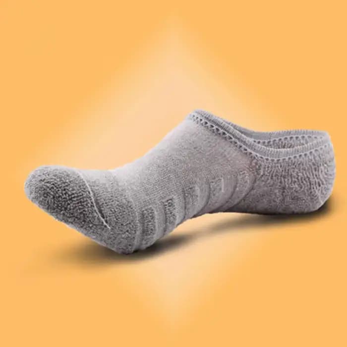 5 paires/lot hommes mode serviette bas bateau chaussettes coton Sport sueur respire Silicone anti-dérapant Invisible