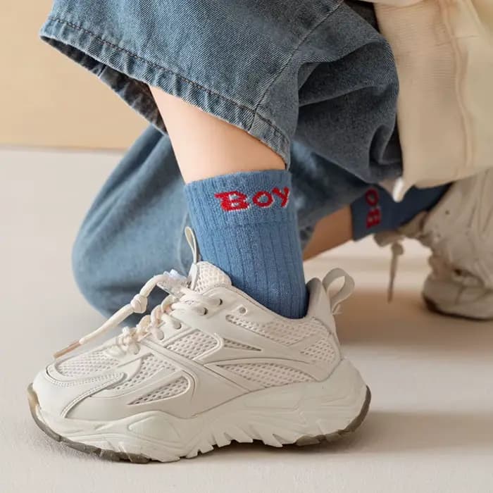 Chaussettes de dessin animé animal pour enfants
