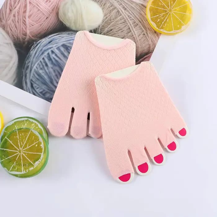 Chaussettes d'été élastiques fines en maille de coton pour femmes