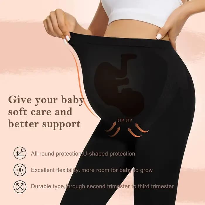 Grossesse femme maternité Leggings taille réglable post-partum enceinte