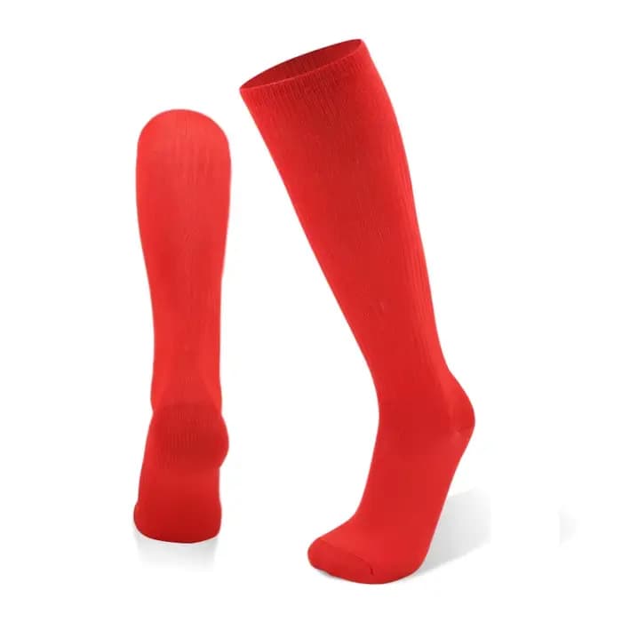 Chaussettes de football solides et fines pour garçons et filles, chaussettes longues pour enfants
