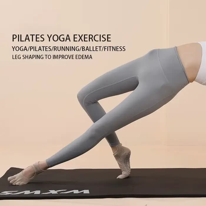 Chaussettes de yoga coordonnantes à cinq doigts pour femmes