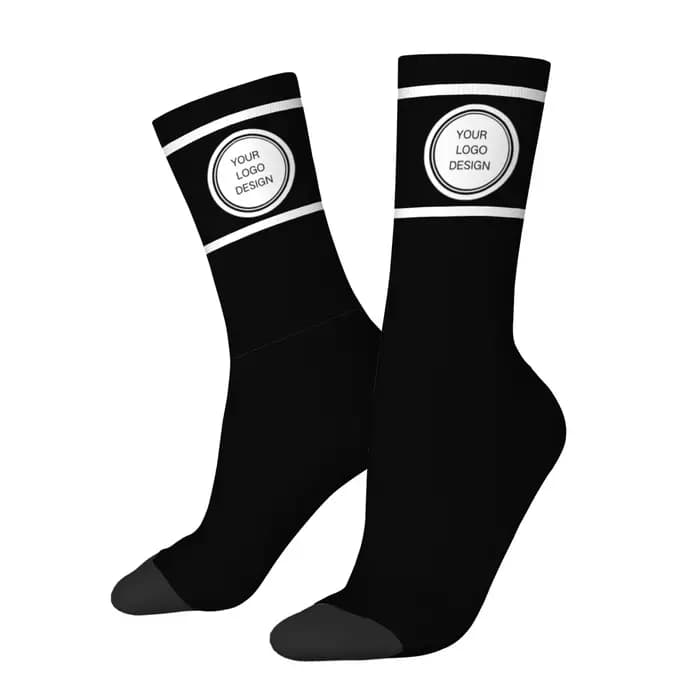 Chaussettes personnalisées avec photos et logo pour hommes et femmes