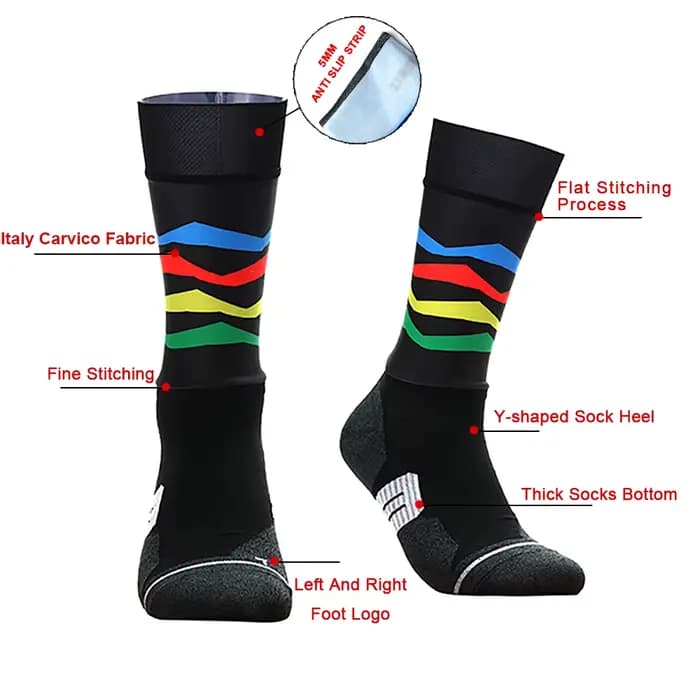 Chaussettes de Sport à Compression antidérapantes