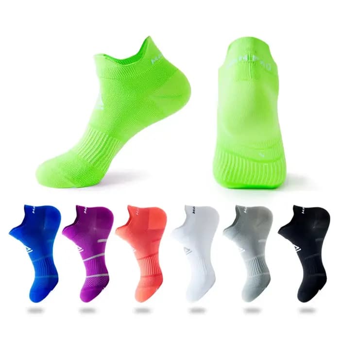 Chaussettes de sport courtes respirantes et fines pour hommes et femmes