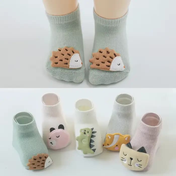 Chaussettes antidérapantes pour bébés filles et garçons