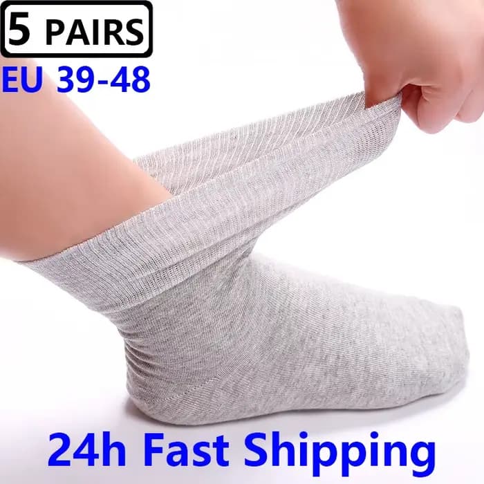 5 paires grand Plus grande taille 46