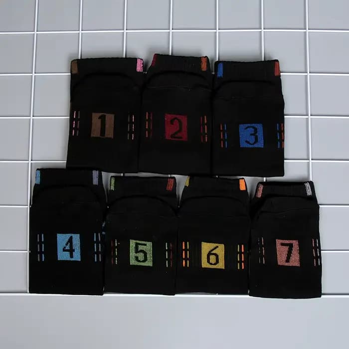 Chaussettes de sport respirantes en coton pour hommes
