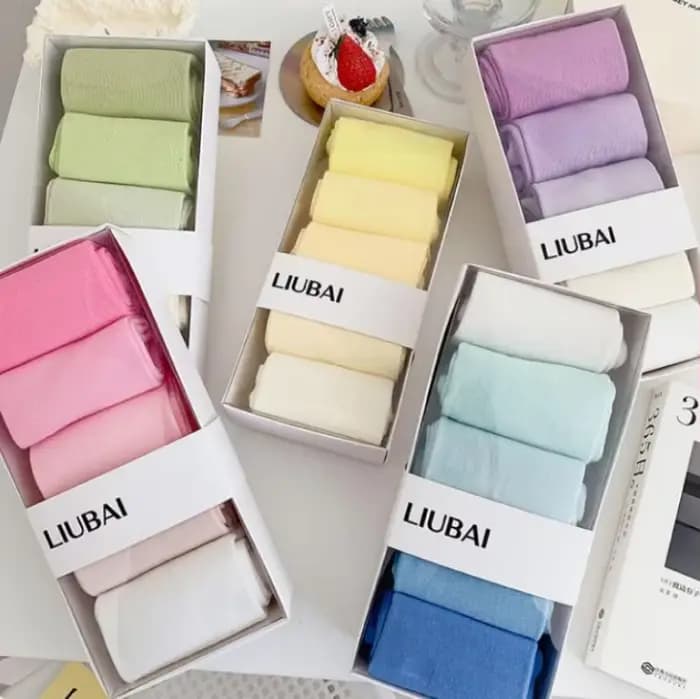 Chaussettes d'Été Fines en Velours Doux et Respirant