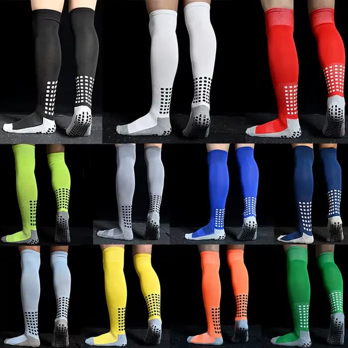 Nouvelles chaussettes de Football longues Silicone ventouse poignée anti-dérapant