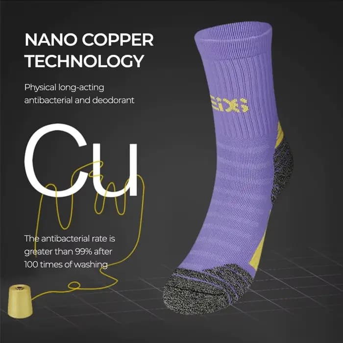 Chaussettes de sport basses en fibre de cuivre pour femmes