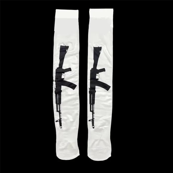 Chaussettes coréennes Y2K simples et polyvalentes au dessus du genou pour femmes