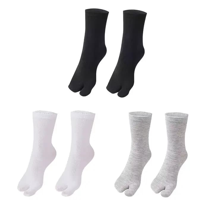 Chaussettes japonaises à bout ouvert pour hommes et femmes