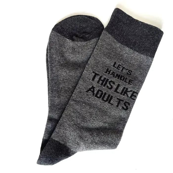 Nouveau 15 Style lettres chaussettes hommes nouveauté chaussettes drôles tendance rue chaussettes longues