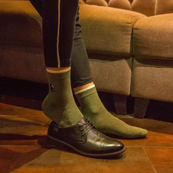 Chaussettes longues décontractées d'affaires pour hommes