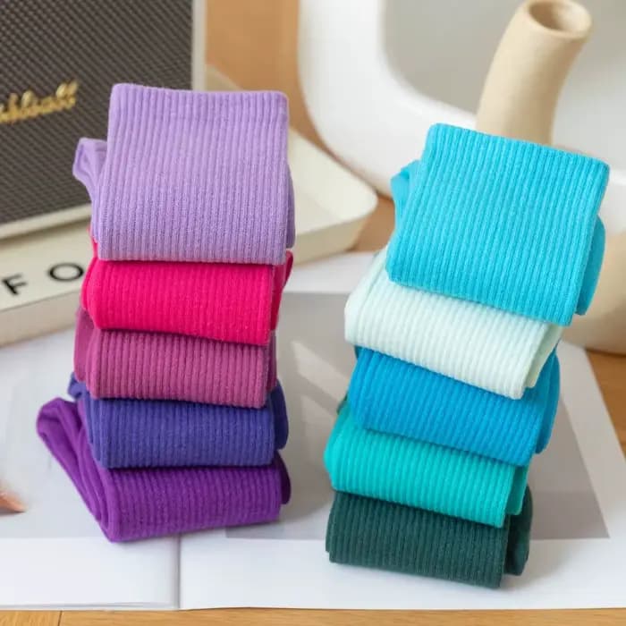 1 paire de chaussettes d'été en coton pour femmes et hommes, chaussettes courtes respirantes et confortables, absorbant la sueur, automne et hiver