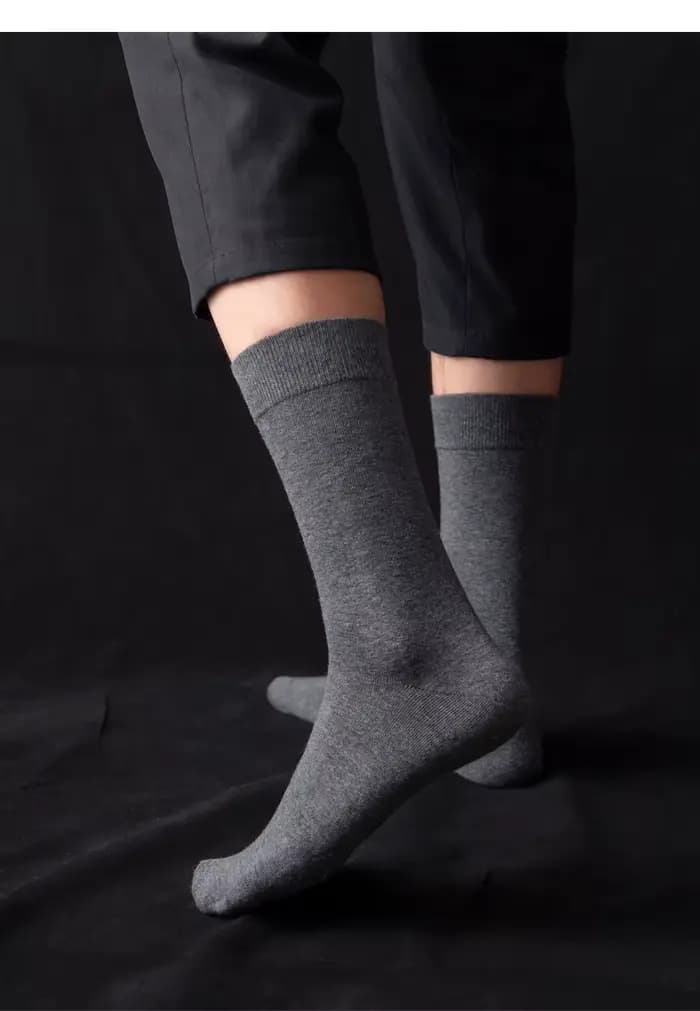5 paires de chaussettes longues en coton pour hommes