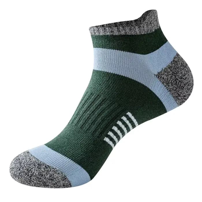 Chaussettes de sport en coton éponge absorbant les chocs pour homme
