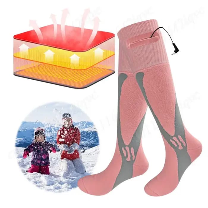 Chaussettes électriques métropolitaines rechargeables avec batterie