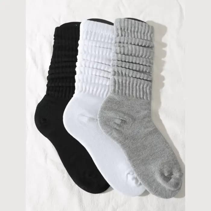 3 paires de chaussettes empilables pour femmes