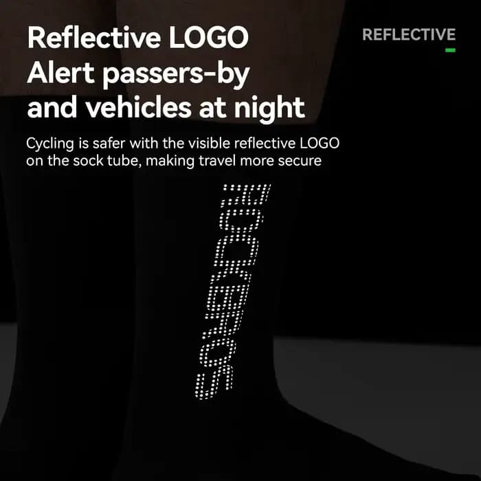 ROCKBROS chaussettes de cyclisme confortable respirant 5A chaussette de Sport antibactérienne talon résistant à l'usure