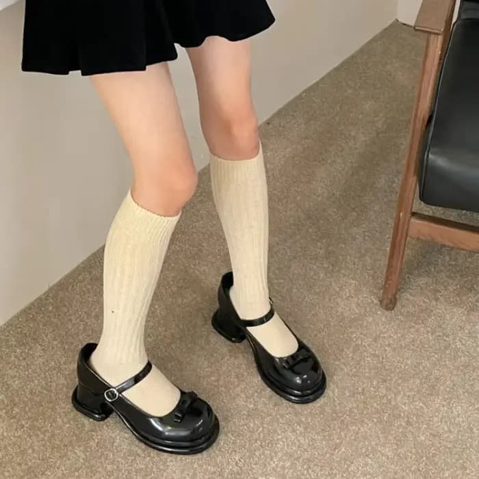 Femmes chaussettes longues cachemire