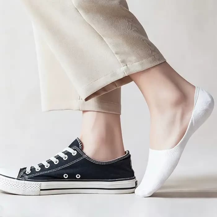 8 paires/lot de chaussettes invisibles pour hommes