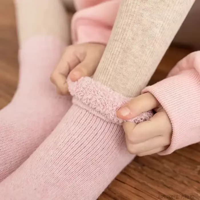 Chaussette en laine et cachemire pour bébé garçon et fille