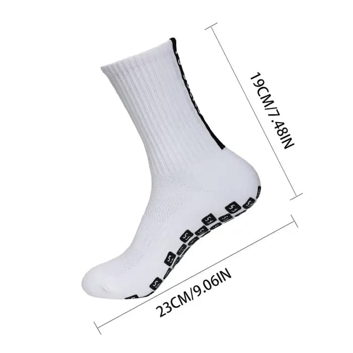 Nouvelles chaussettes de football antidérapantes en silicone pour hommes et femmes