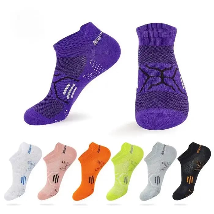 3 paires/lot chaussettes de course hommes femme basket-ball respirant anti-dérapant Sport Fitness cyclisme marche coton athlétique pas de sueur chaussette