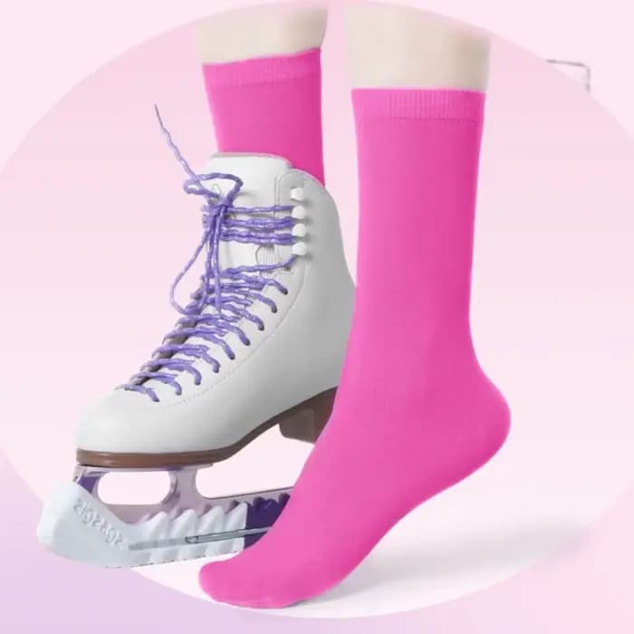 Chaussettes respirantes pour patinage sur glace