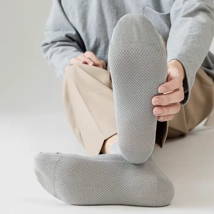 Chaussettes courtes en bambou pour hommes