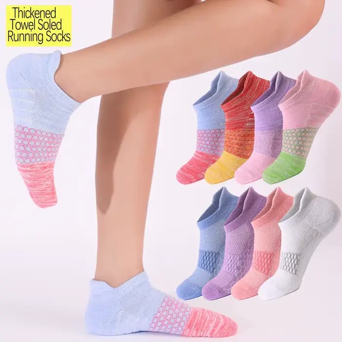 3 paires de chaussettes de course antidérapantes pour femmes