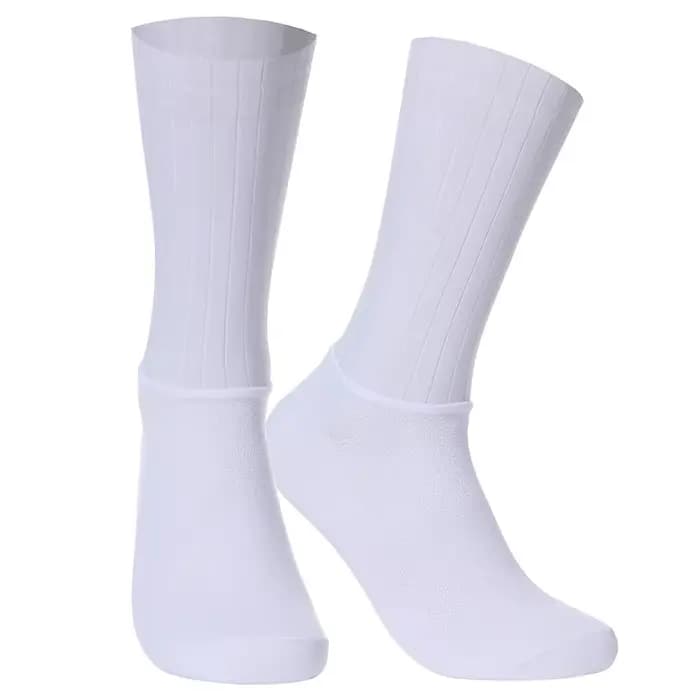 Chaussettes aérodynamiques de l'équipe de vélo