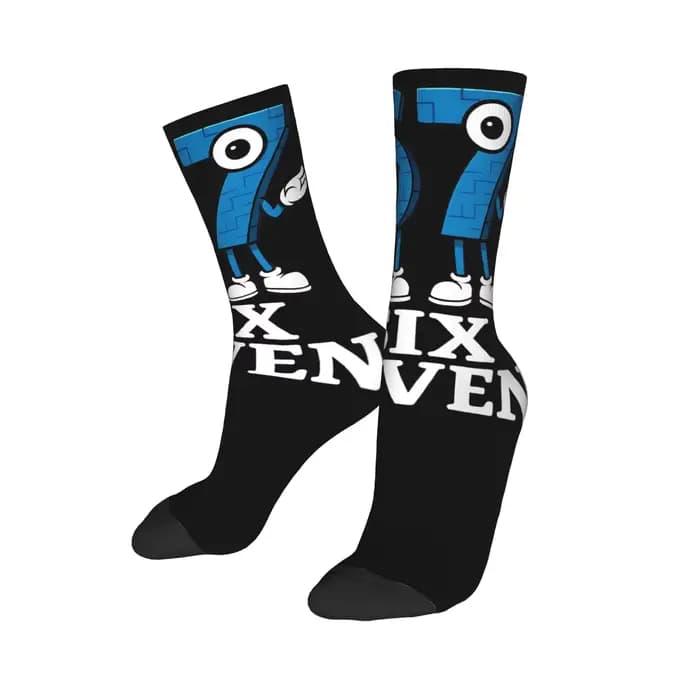 67 Six Seven 6-7 chaussettes habillées imprimées cerveau italien drôles Merch pour un usage quotidien