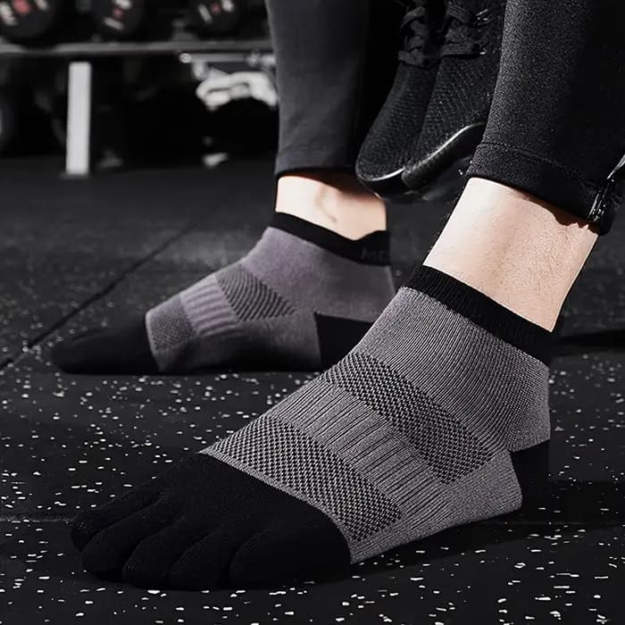 WRELS COl'hyMAX-Chaussettes de sport respirantes à cinq doigts