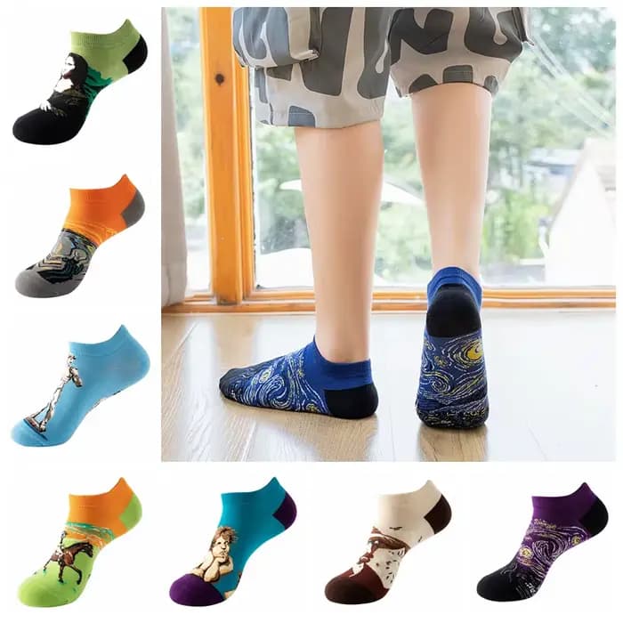Chaussettes courtes respirantes pour hommes et femmes