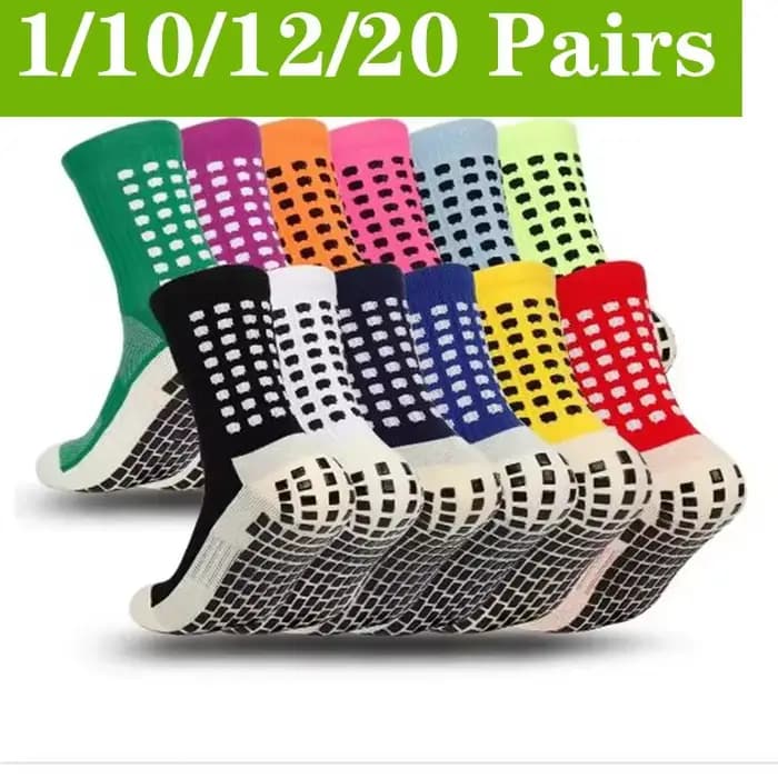 Chaussettes de Football antidérapantes pour hommes