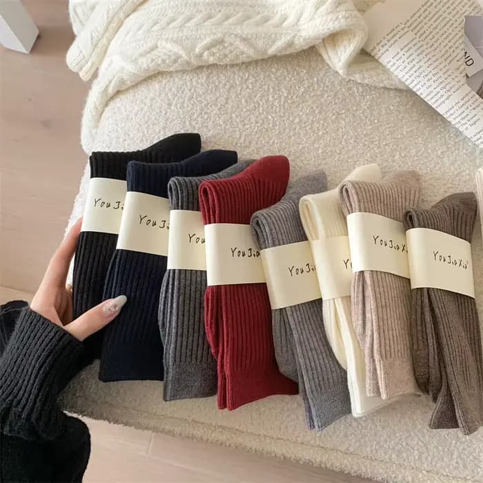 Chaussettes en cachemire nouveau Style automne/hiver-chaussettes rétro