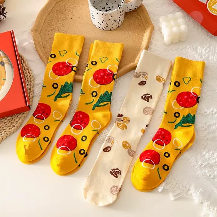 Chaussettes Pizza pour femmes