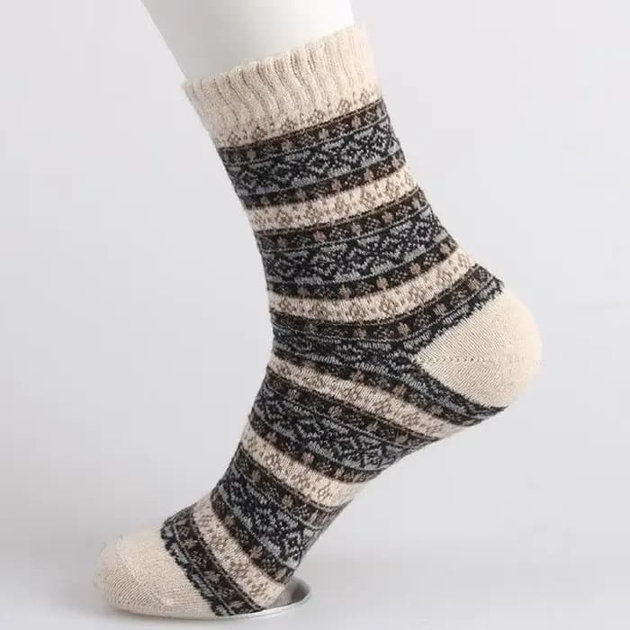 1 paire thermique laine cachemire chaussettes hommes mâle épaissir Chaussette décontracté confortable chaud hiver épais