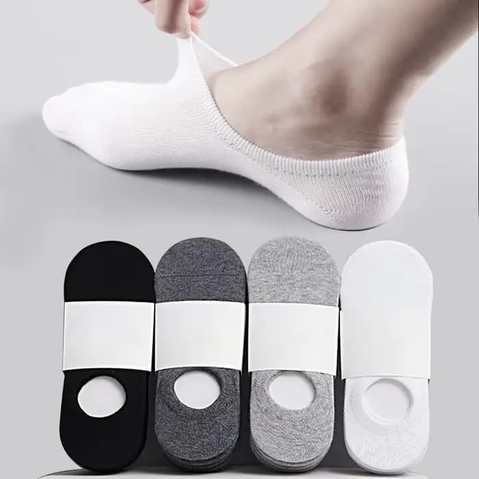 5/10 paires de chaussettes invisibles pour hommes