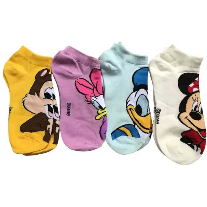 Chaussettes bateau de dessin animé Disney pour adolescents