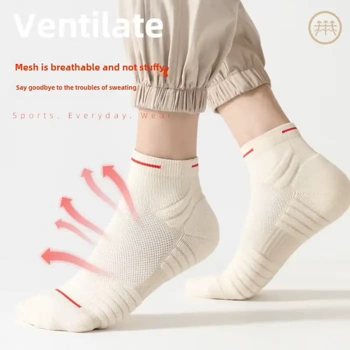 2 paires-chaussettes de course athlétiques pour hommes