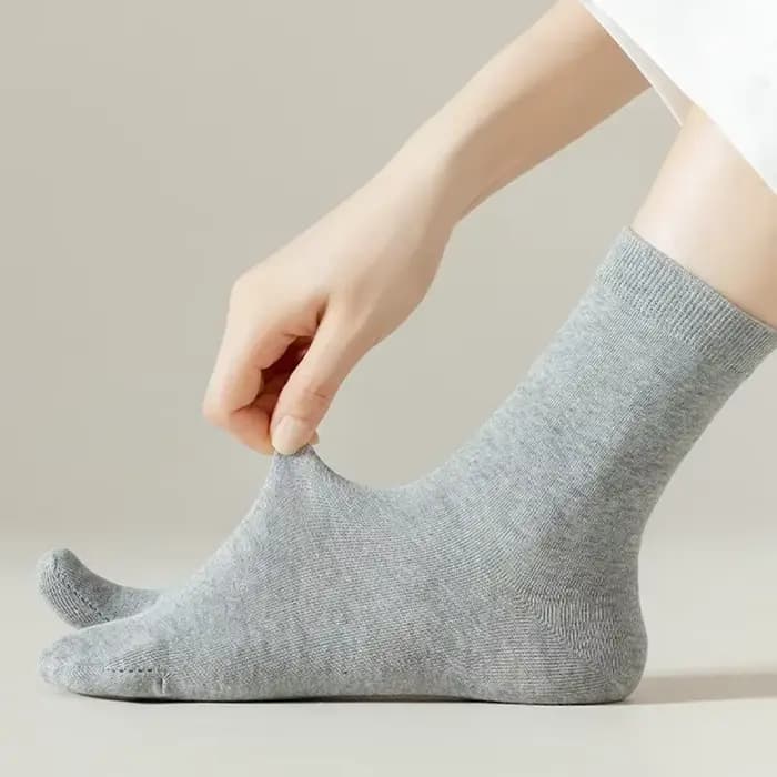 Chaussettes Tabi à deux doigts en fibre pour hommes et femmes