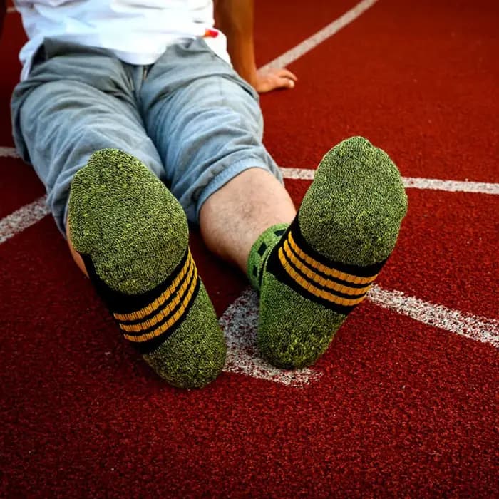 5 paires de chaussettes de sport en tissu éponge Coolmax
